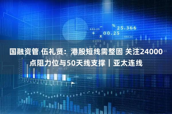 国融资管 伍礼贤:港股短线需整固 关注24000点阻力位与50天线支撑|亚太连线