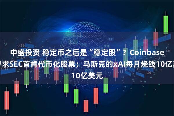 中盛投资 稳定币之后是“稳定股”？Coinbase将寻求SEC首肯代币化股票；马斯克的xAI每月烧钱10亿美元