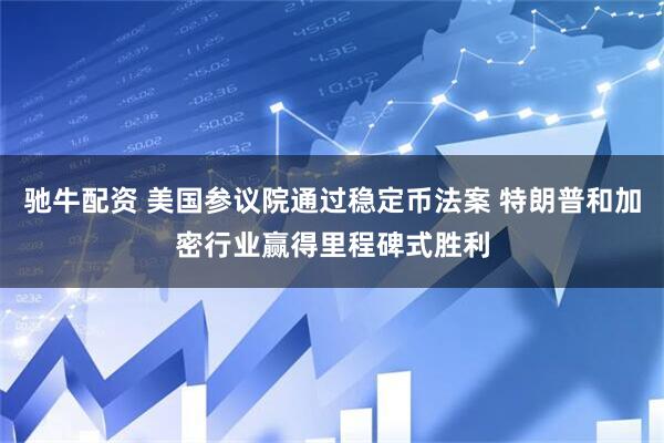驰牛配资 美国参议院通过稳定币法案 特朗普和加密行业赢得里程碑式胜利