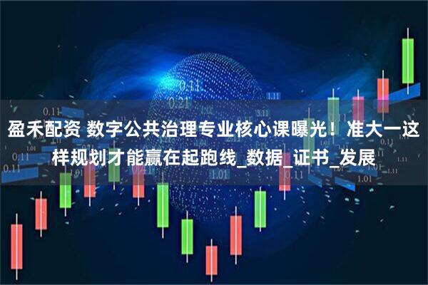 盈禾配资 数字公共治理专业核心课曝光！准大一这样规划才能赢在起跑线_数据_证书_发展