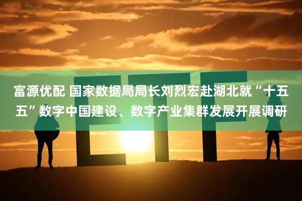 富源优配 国家数据局局长刘烈宏赴湖北就“十五五”数字中国建设、数字产业集群发展开展调研