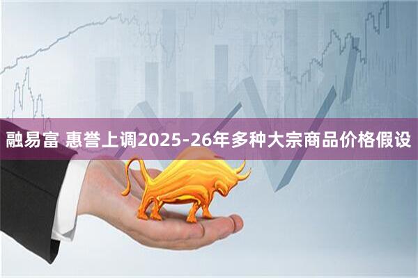 融易富 惠誉上调2025-26年多种大宗商品价格假设