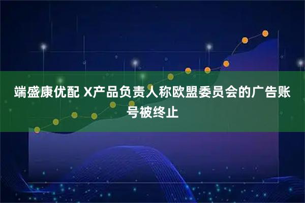 端盛康优配 X产品负责人称欧盟委员会的广告账号被终止