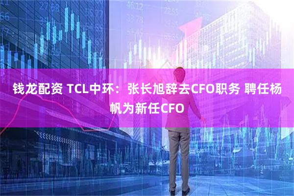 钱龙配资 TCL中环：张长旭辞去CFO职务 聘任杨帆为新任CFO