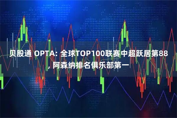 贝股通 OPTA: 全球TOP100联赛中超跃居第88, 阿森纳排名俱乐部第一